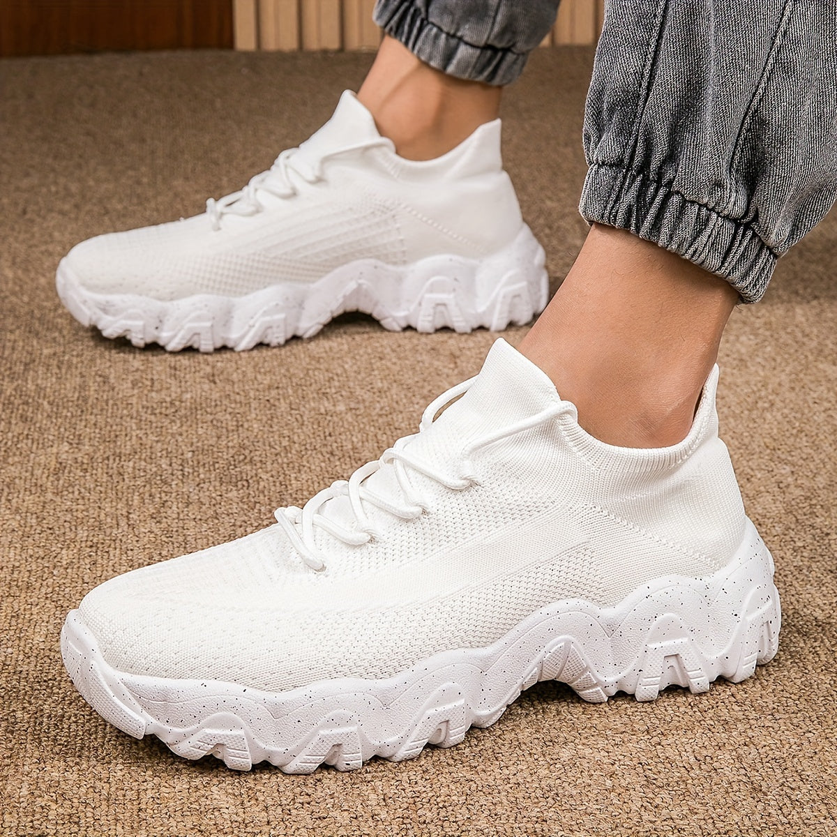 Mads – Komfortable Striksneakers