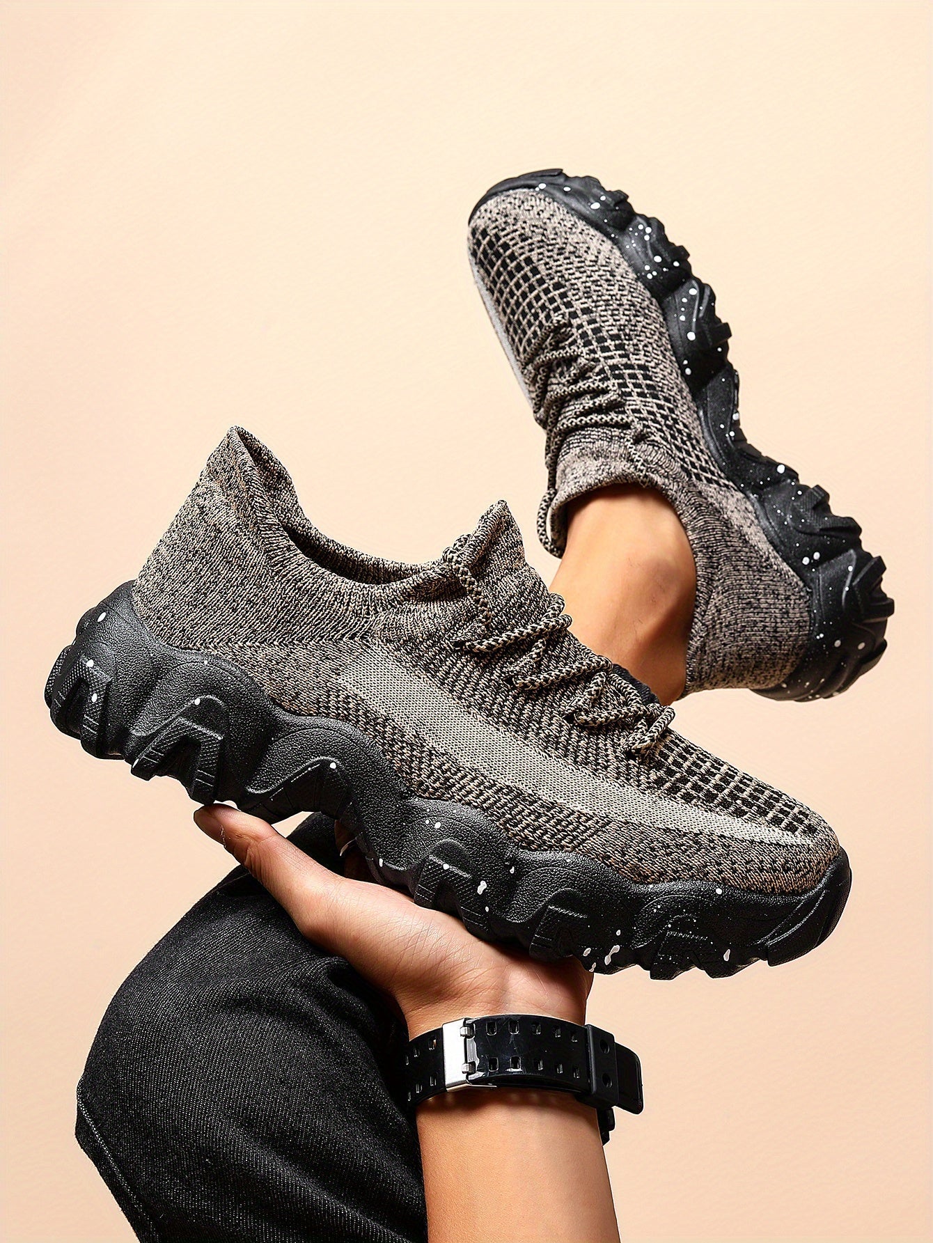 Mads – Komfortable Striksneakers