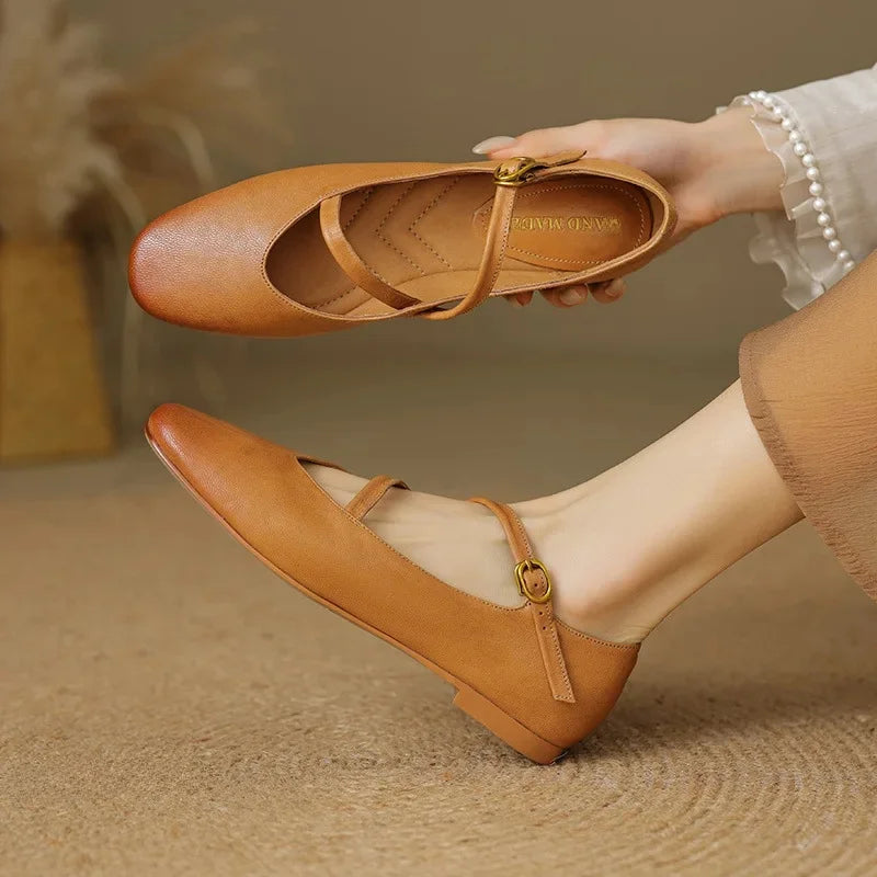 Anitta Ballerinaer i Læder